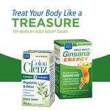 Body Gold Venastat escena lifestyle con piernas en reposo ilustrando confort