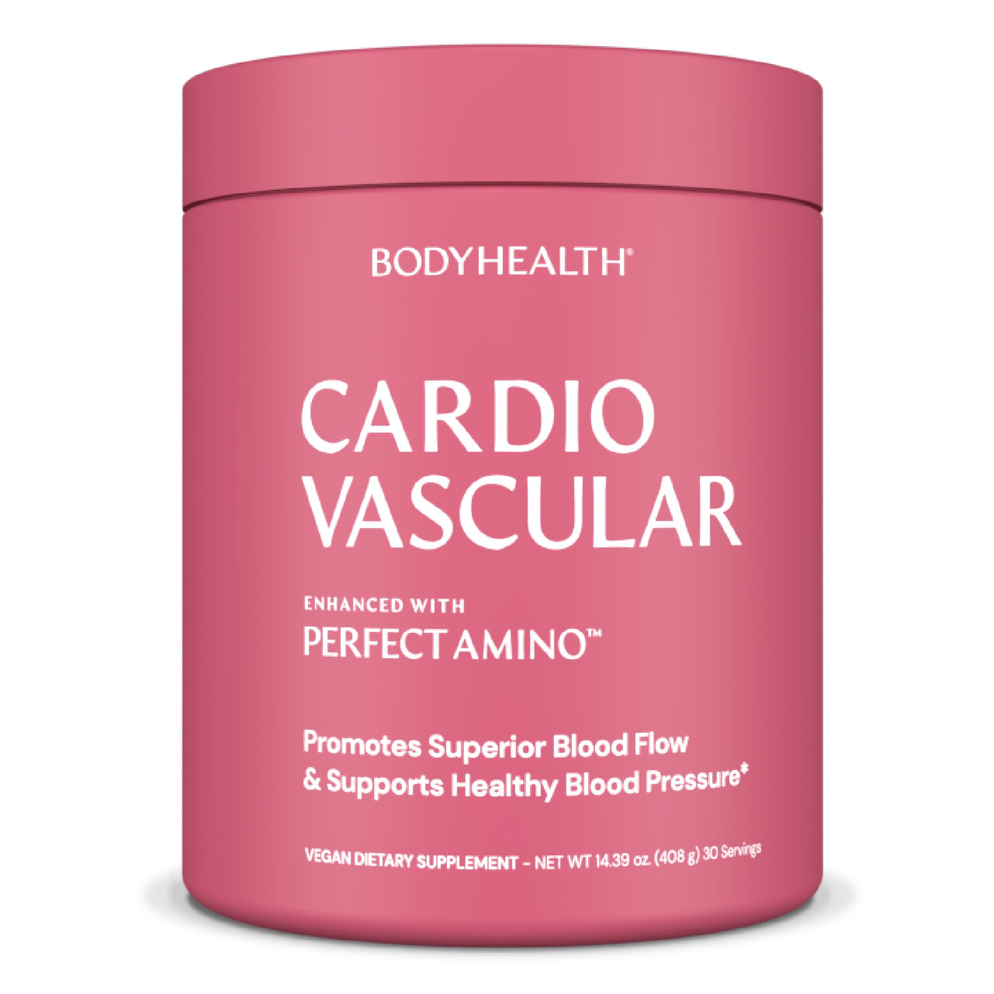 BodyHealth frasco frontal mostrando diseño y beneficios visibles