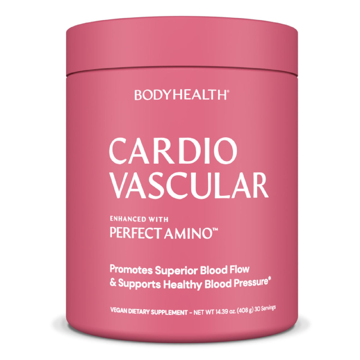 BodyHealth frasco frontal mostrando diseño y beneficios visibles