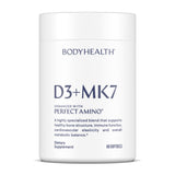 BodyHealth envase frontal D3 + MK7 mostrando información clara y beneficios