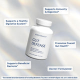 BodyHealth Gut Defense primer plano de cápsula blanda mostrando textura y fácil ingestión