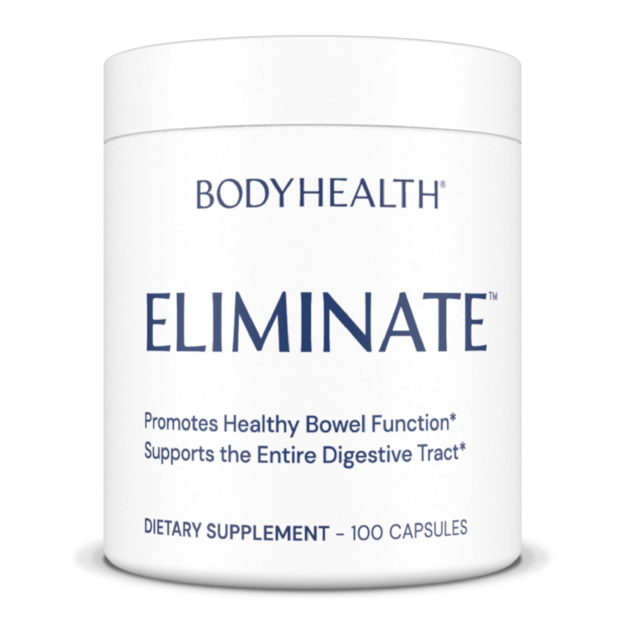 BodyHealth frasco frontal mostrando etiqueta clara y beneficios visibles
