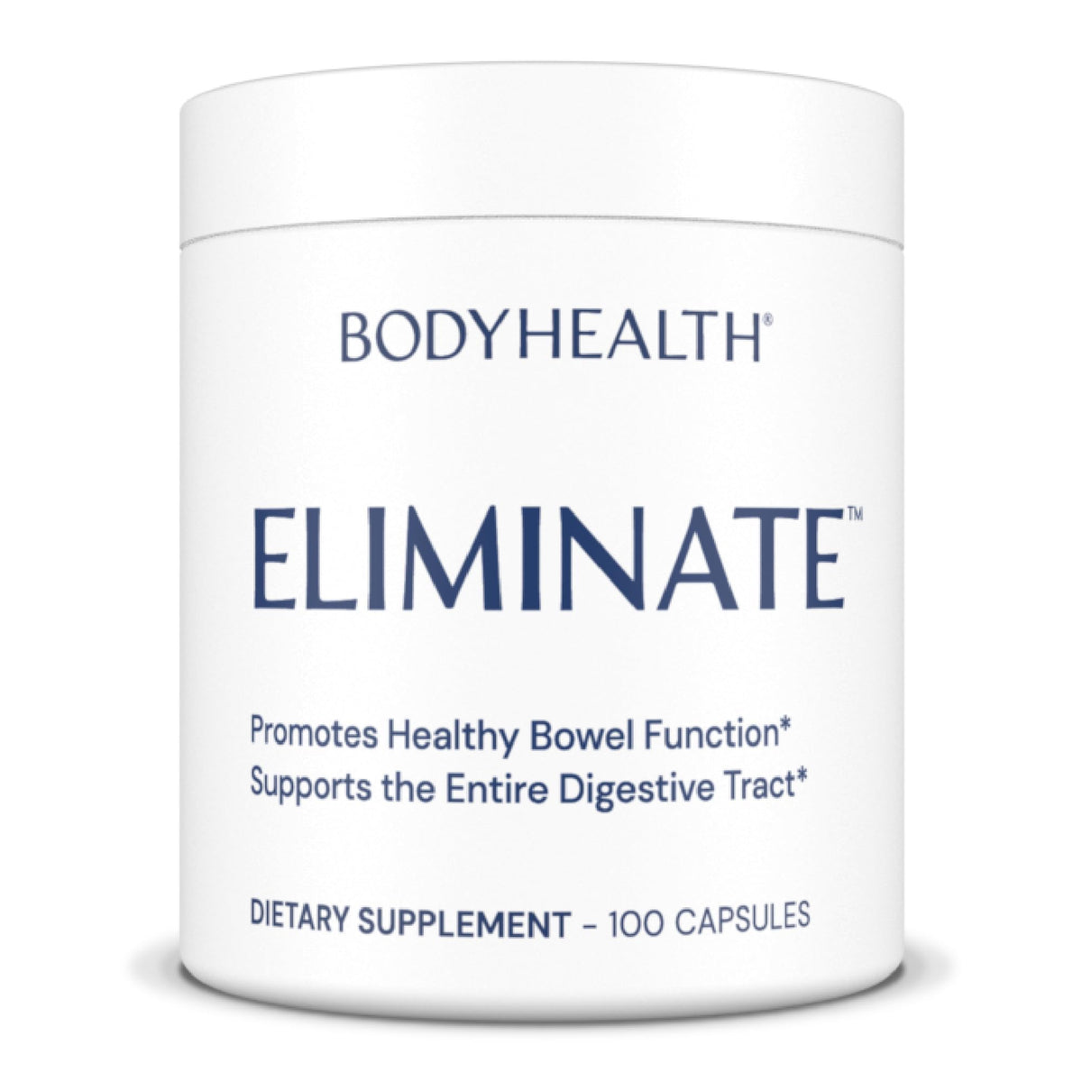 BodyHealth frasco frontal mostrando etiqueta clara y beneficios visibles