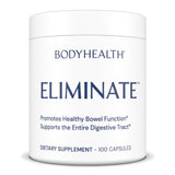 BodyHealth frasco frontal mostrando etiqueta clara y beneficios visibles