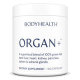 BodyHealth envase frontal mostrando fórmula de órganos y beneficios