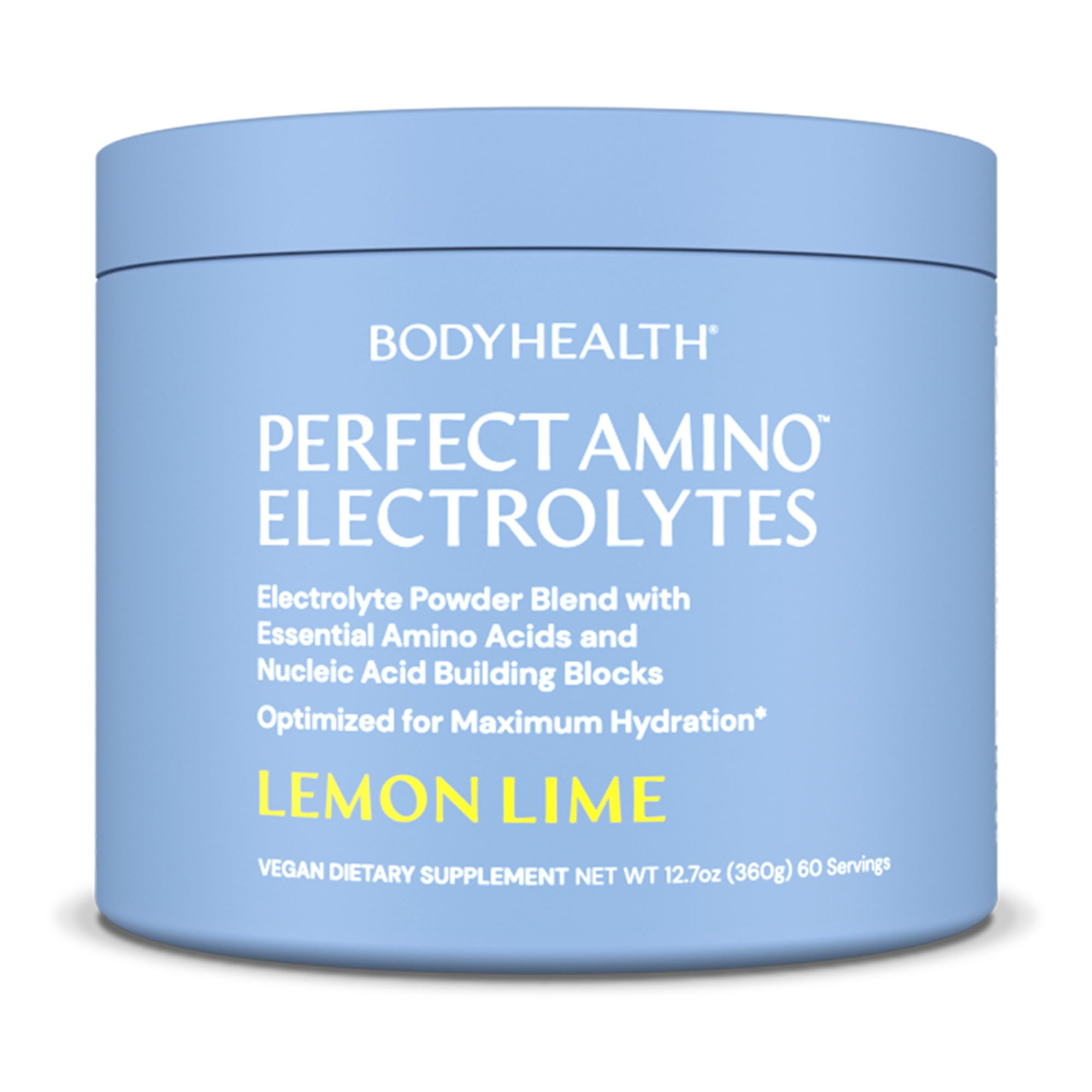 BodyHealth envase frontal limón-lima muestra 60 servicios para hidratación sin azúcar