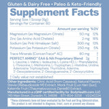 BodyHealth polvo textura cercana destaca solubilidad y mezcla rápida