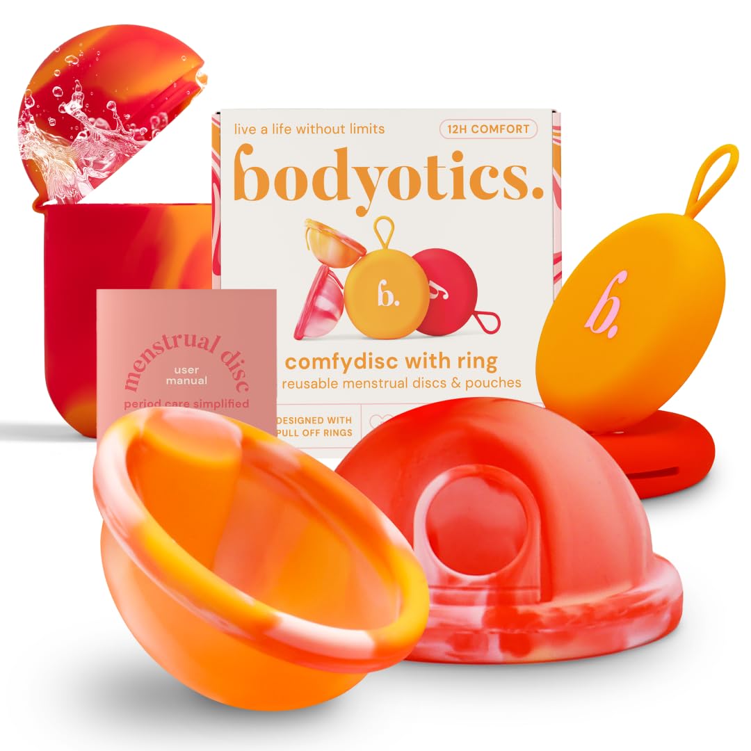 Bodyotics conjunto frontal mostrando discos S y L y estuche, almacenamiento cómodo