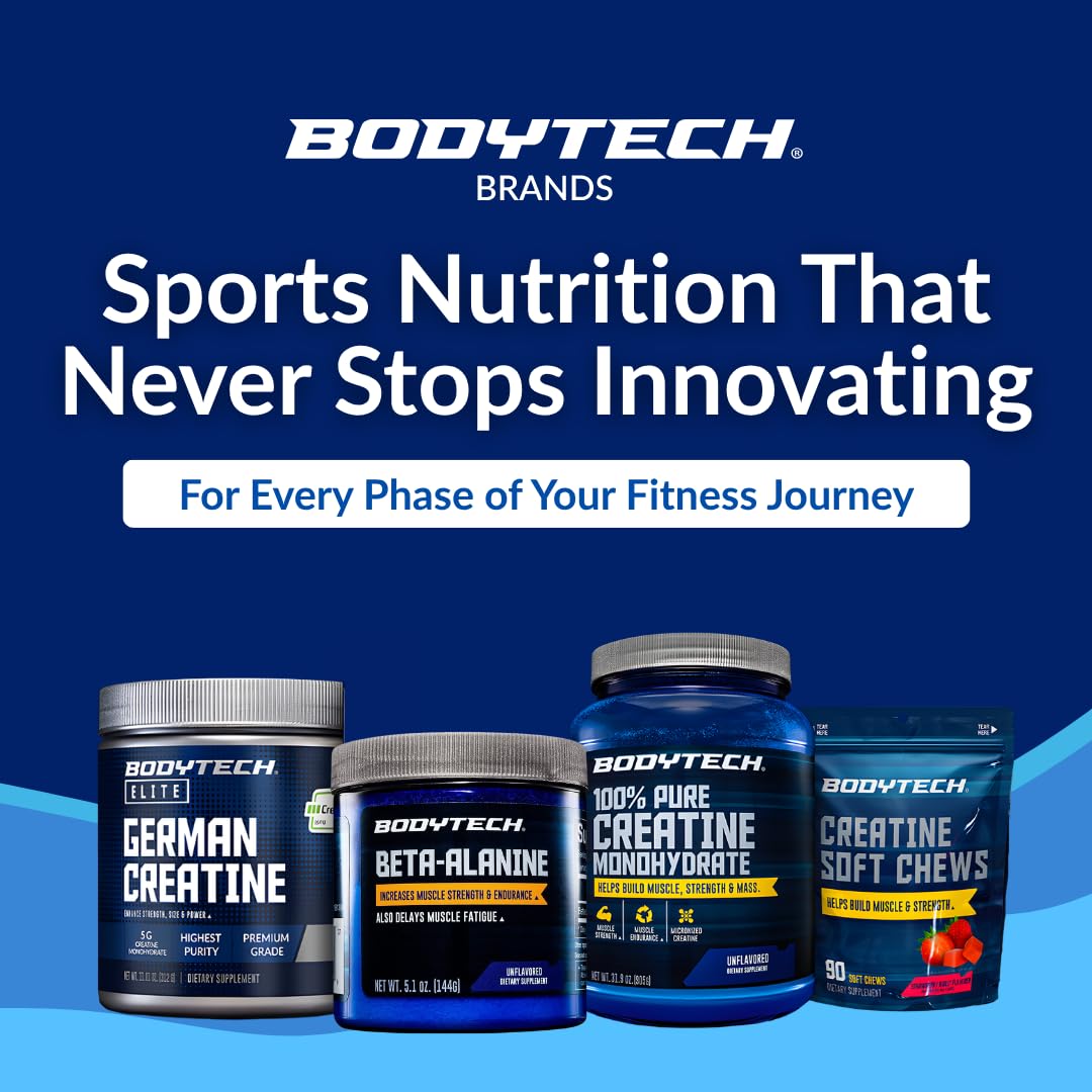 BodyTech en ambiente de gimnasio junto a botella, pensado para entrenamientos intensos