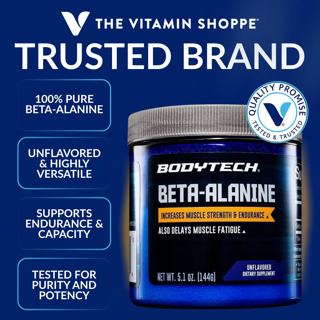 BodyTech scoop con polvo para añadir a bebidas, uso versátil y limpio