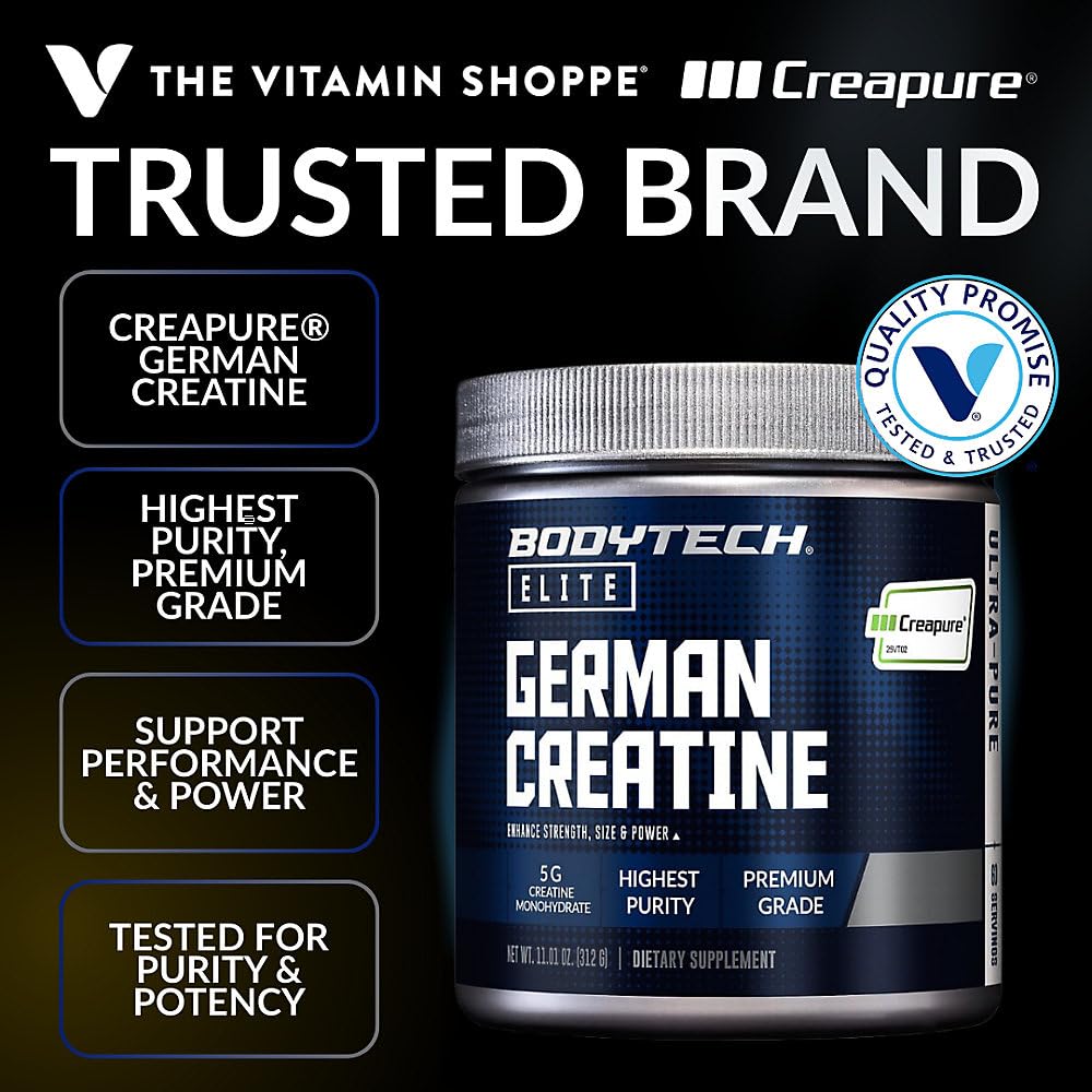 BodyTech cuchara con 5 g de creatina en polvo listo para dosificar