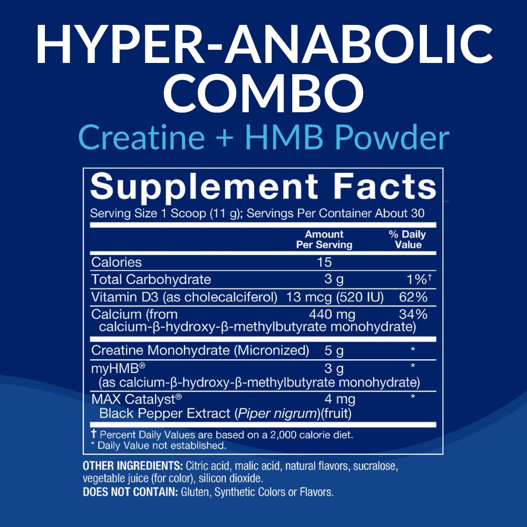 Cucharada medidora con porción de BodyTech Creatine + HMB lista para mezclar