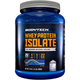 BodyTech envase frontal mostrando etiqueta y contenido informativo, confianza en la pureza