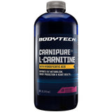 BodyTech botella frontal mostrando etiqueta y dosis, ayuda a elegir producto