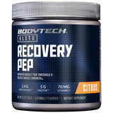 BodyTech envase Recovery Pep frontal mostrando diseño y beneficio recuperación
