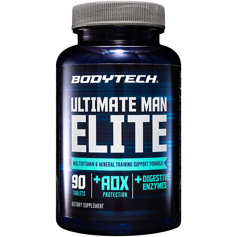 BodyTech envase frontal mostrando multivitamínico para soporte de entrenamiento