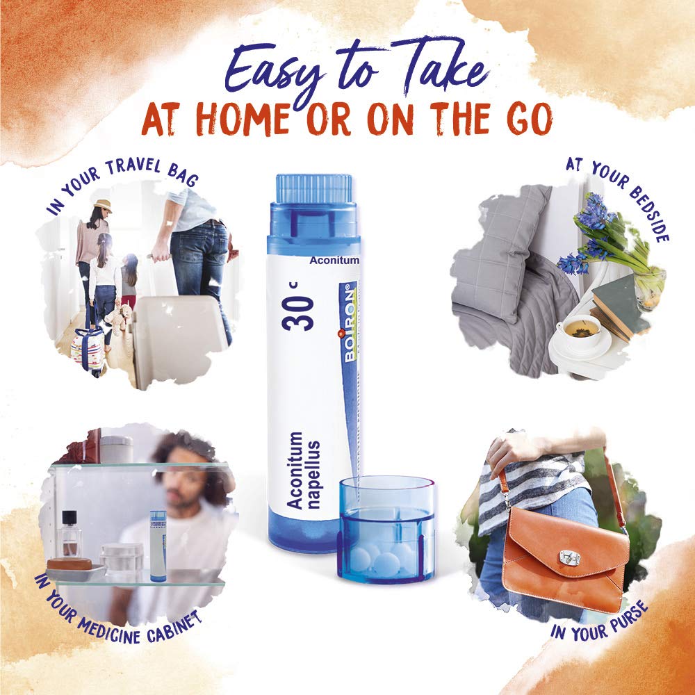 Boiron paquete con tres tubos ideal para hogar y viaje