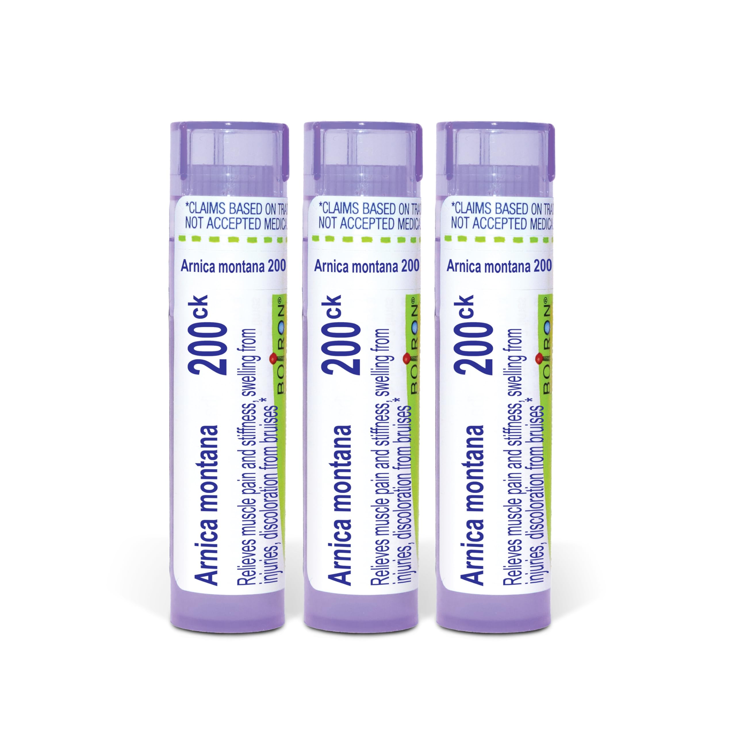 Boiron Arnica Montana vista frontal, envase claro y portable
