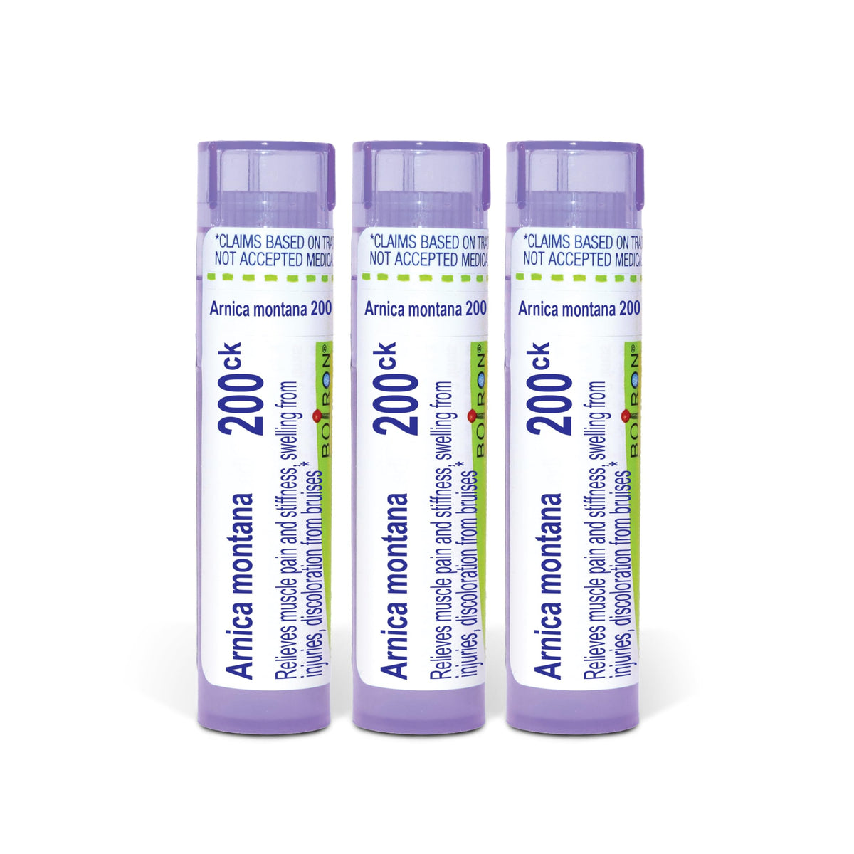 Boiron Arnica Montana vista frontal, envase claro y portable