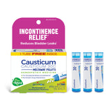 Boiron Causticum envase frontal mostrando la presentación y beneficios