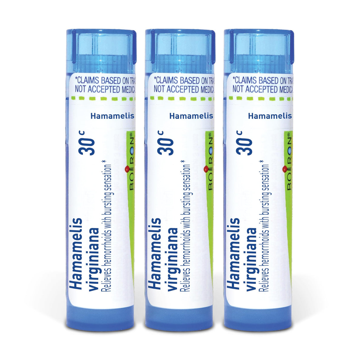 Boiron paquete frontal de 3 tubos, almacenamiento práctico y suministro extendido