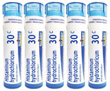 Boiron Histaminum Hydrochloricum frasco frontal con etiqueta clara, marca Boiron y facilidad de transporte