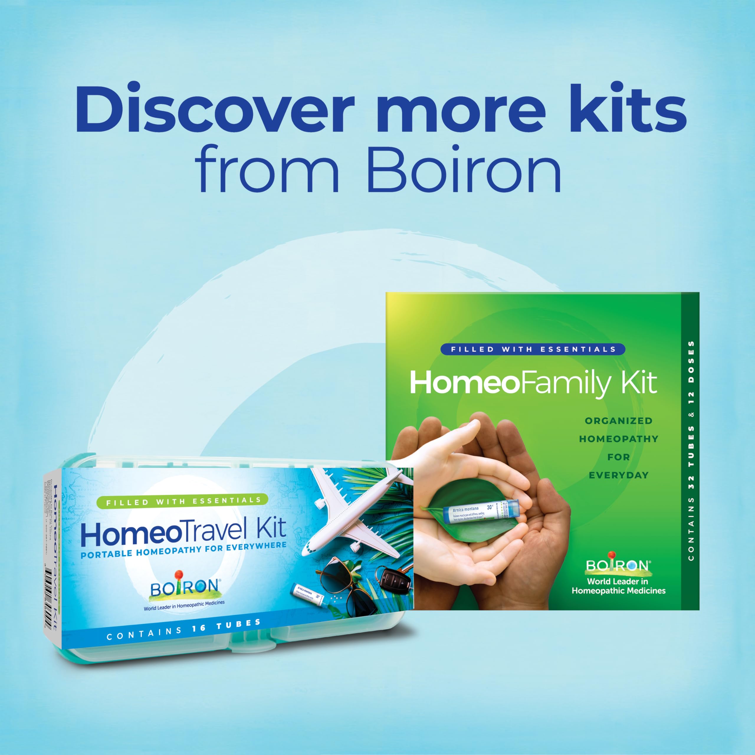 Boiron Homeotravel uso en avión mostrando conveniencia y alivio ante mareos