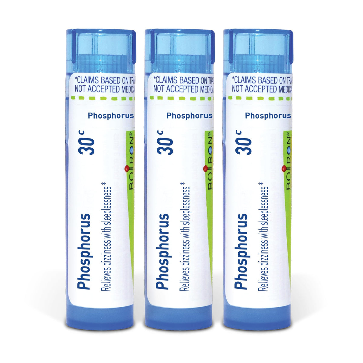 Boiron Phosphorus 30C envase frontal mostrando presentación y beneficios