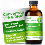 Bold Botanica envase frontal mostrando dosis y beneficio vegano