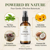 Bona Dea Naturals spray en mano para aplicación rápida y discreta