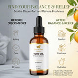 Bona Dea Naturals etiqueta con lista de ingredientes botánicos clara