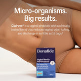 Bonafide Clairvee polvo o ingredientes secos mostrando mezcla prebiótica beneficiosa