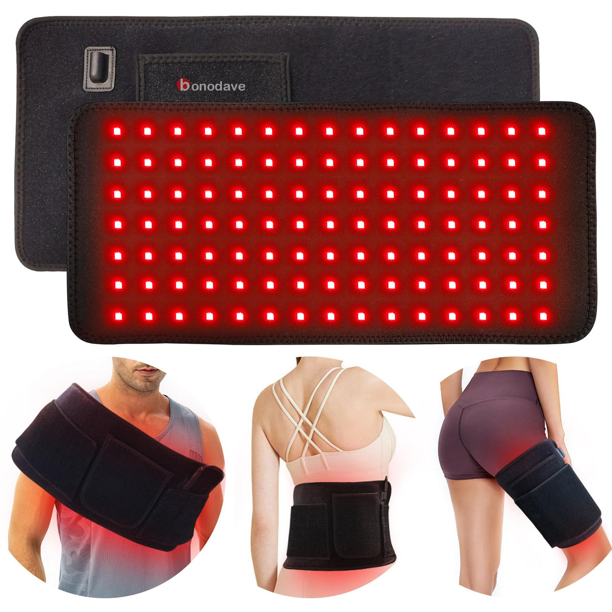 bonodave vista frontal del producto mostrando tamaño y diseño, facilita aplicación cómoda
