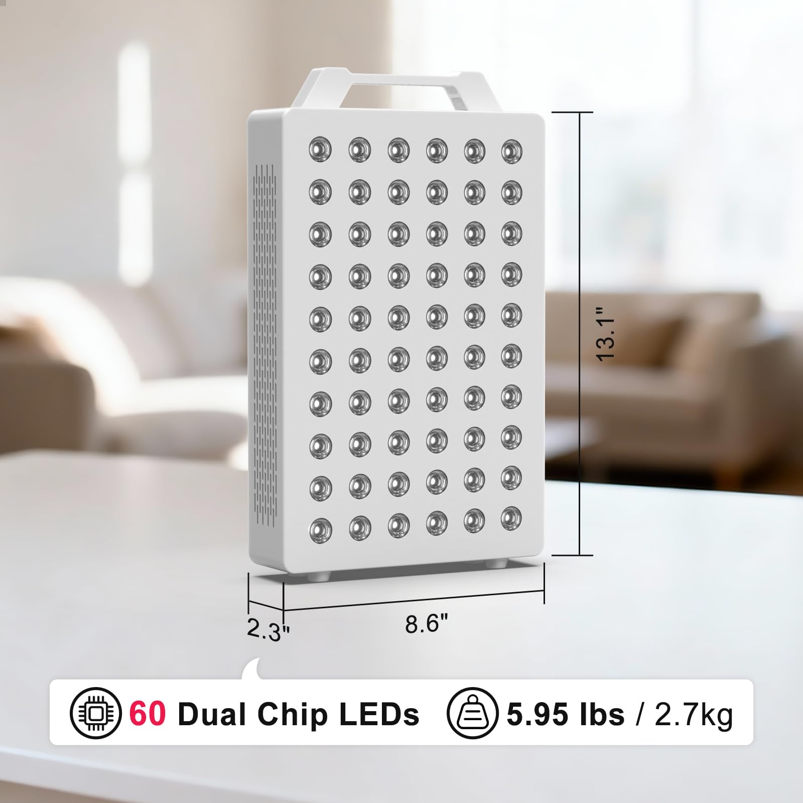 BONTANNY panel de LEDs en primer plano para cobertura uniforme