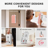 BONTANNY accesorios incluidos: soporte, control remoto y ventilador