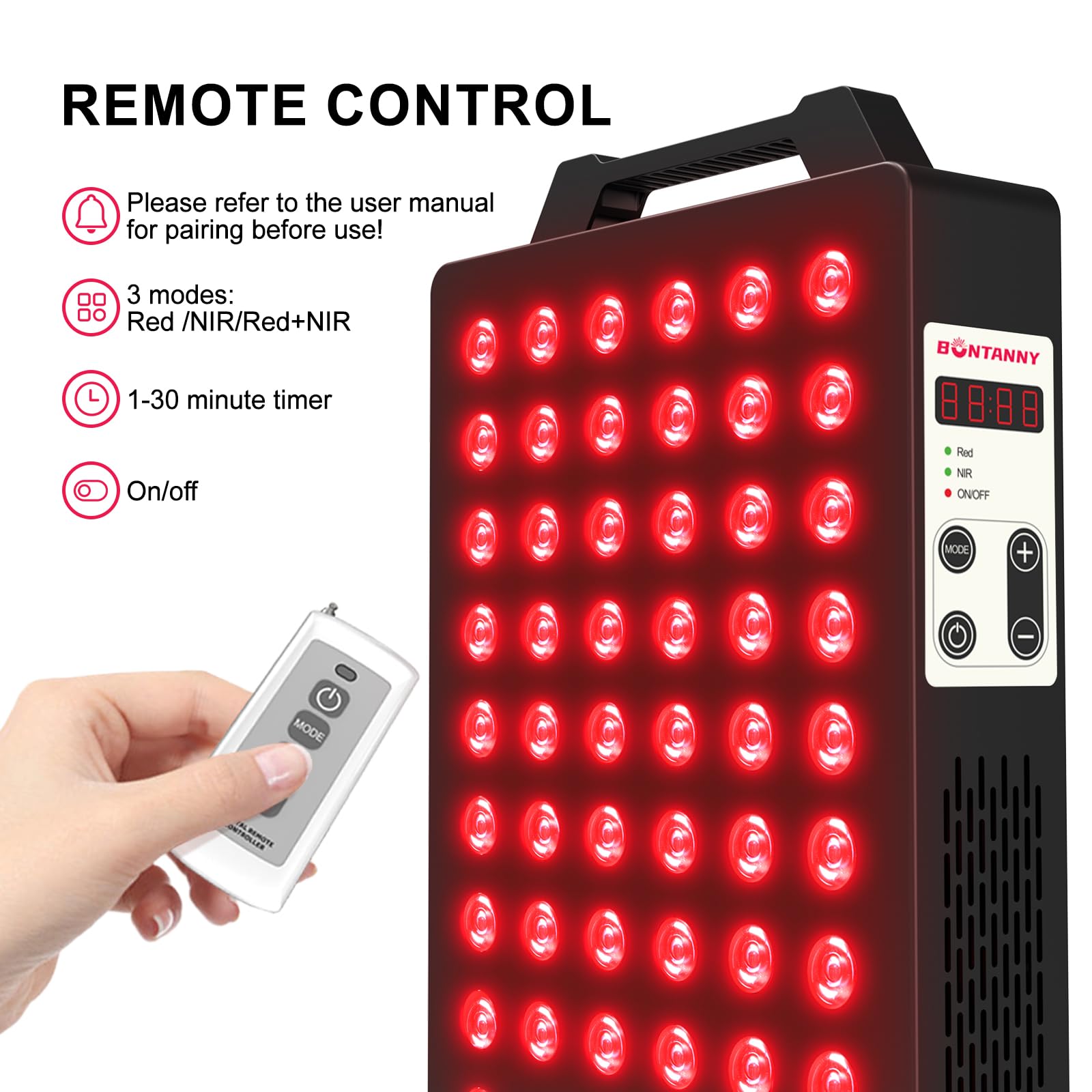 BONTANNY contenido de la caja con gafas y control remoto incluidos