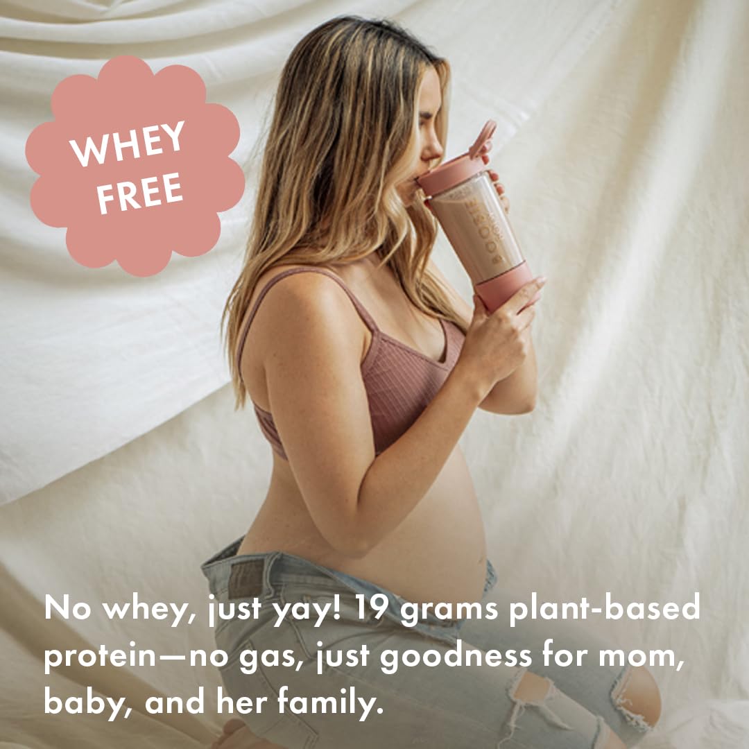 Boobie Brands vaso con batido café caramelo listo para beber, energía rápida