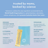 Boobie Hydromom superfoods y electrolitos en primer plano nutricional