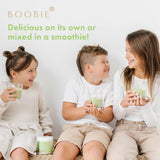 Boobie Brands producto en cocina familiar, fácil inclusión en rutina diaria