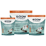 BOOM Chaga embalaje sostenible listo para transporte responsable