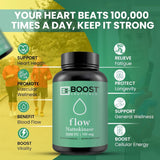 BoostCeuticals cápsula vegana en primer plano, cápsula fácil de tragar