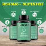 BoostCeuticals etiqueta con información nutricional y control GMP claro