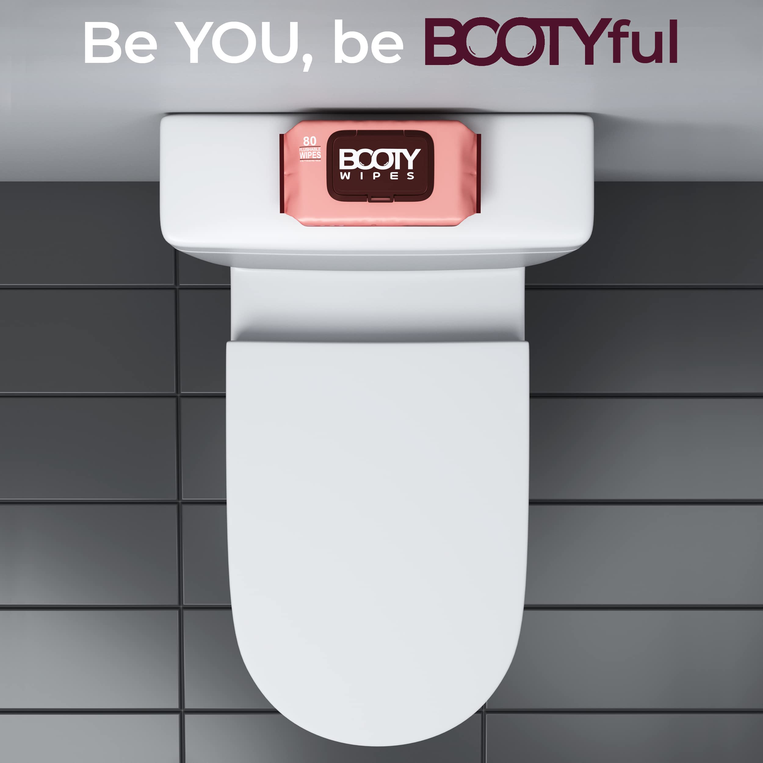 BOOTY WIPES en bolso de viaje, movilidad y frescura todo el día