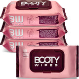 BOOTY WIPES frente del empaque, comodidad y higiene portátil