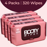 BOOTY WIPES textura de la toallita, suavidad y limpieza efectiva