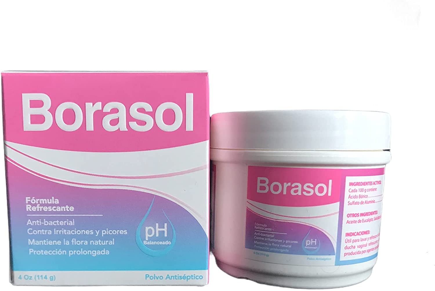 Borasol textura espumosa en palma, evidencia limpieza efectiva y sensación refrescante