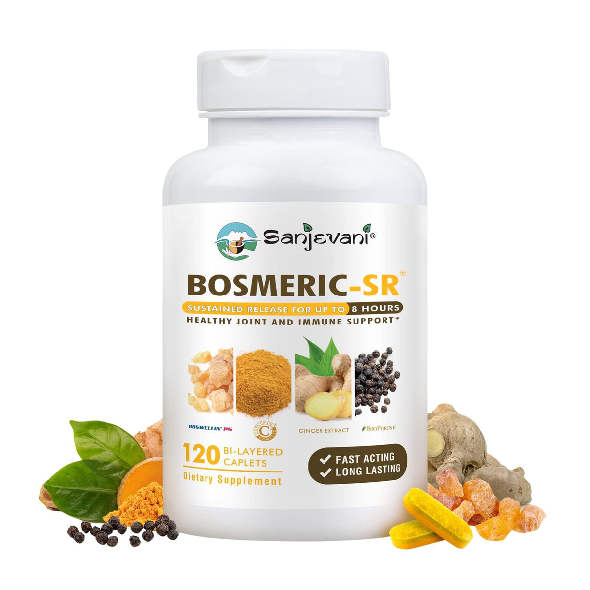 BOSMERIC-SR frontal del envase mostrando marca y cantidad, aporta confianza