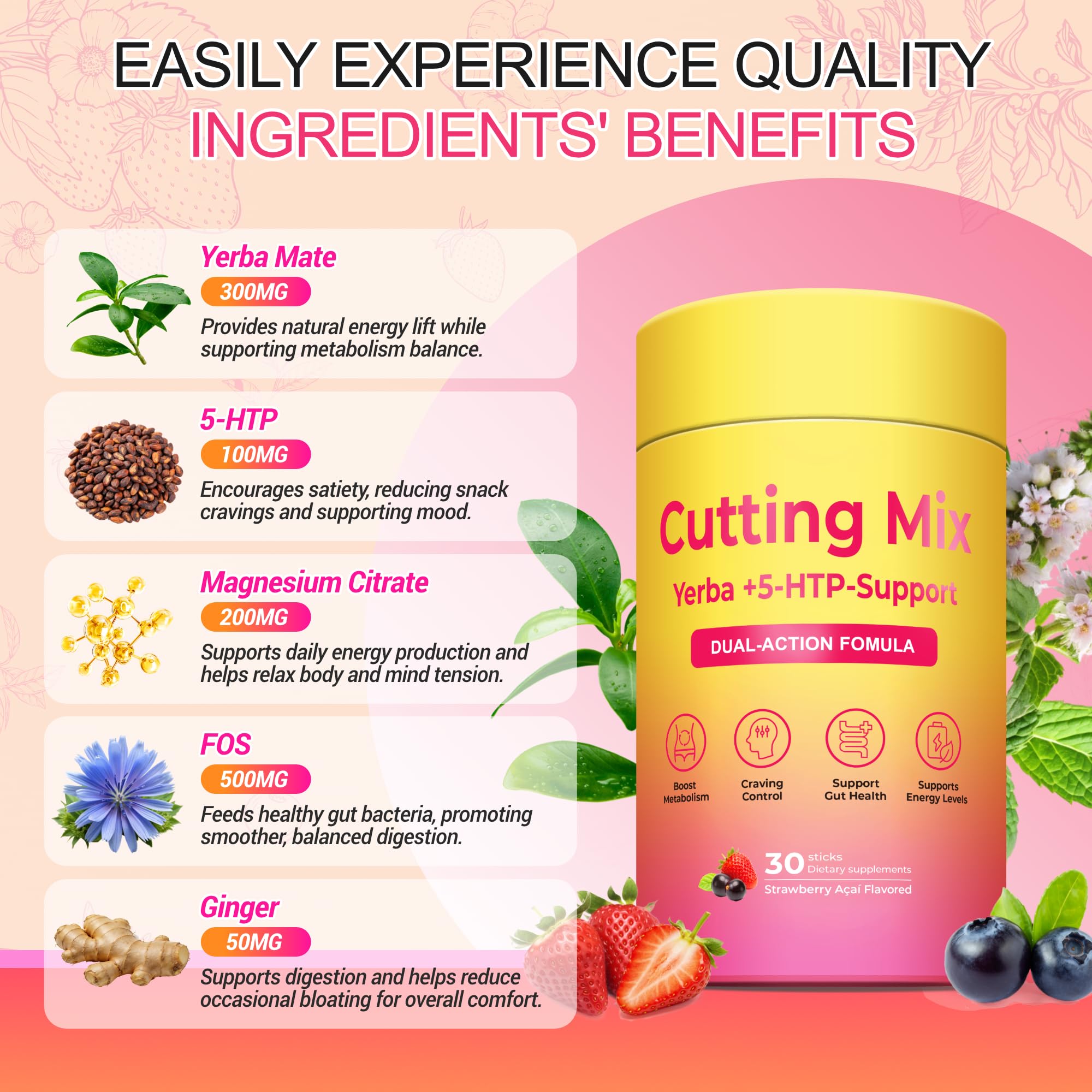 BOSNETHUINH etiqueta con lista de ingredientes principales destacando ingredientes naturales y sin GMO