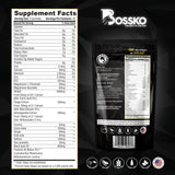 BOSSKO textura de gomita en detalle, muestra su consistencia masticable y apetecible