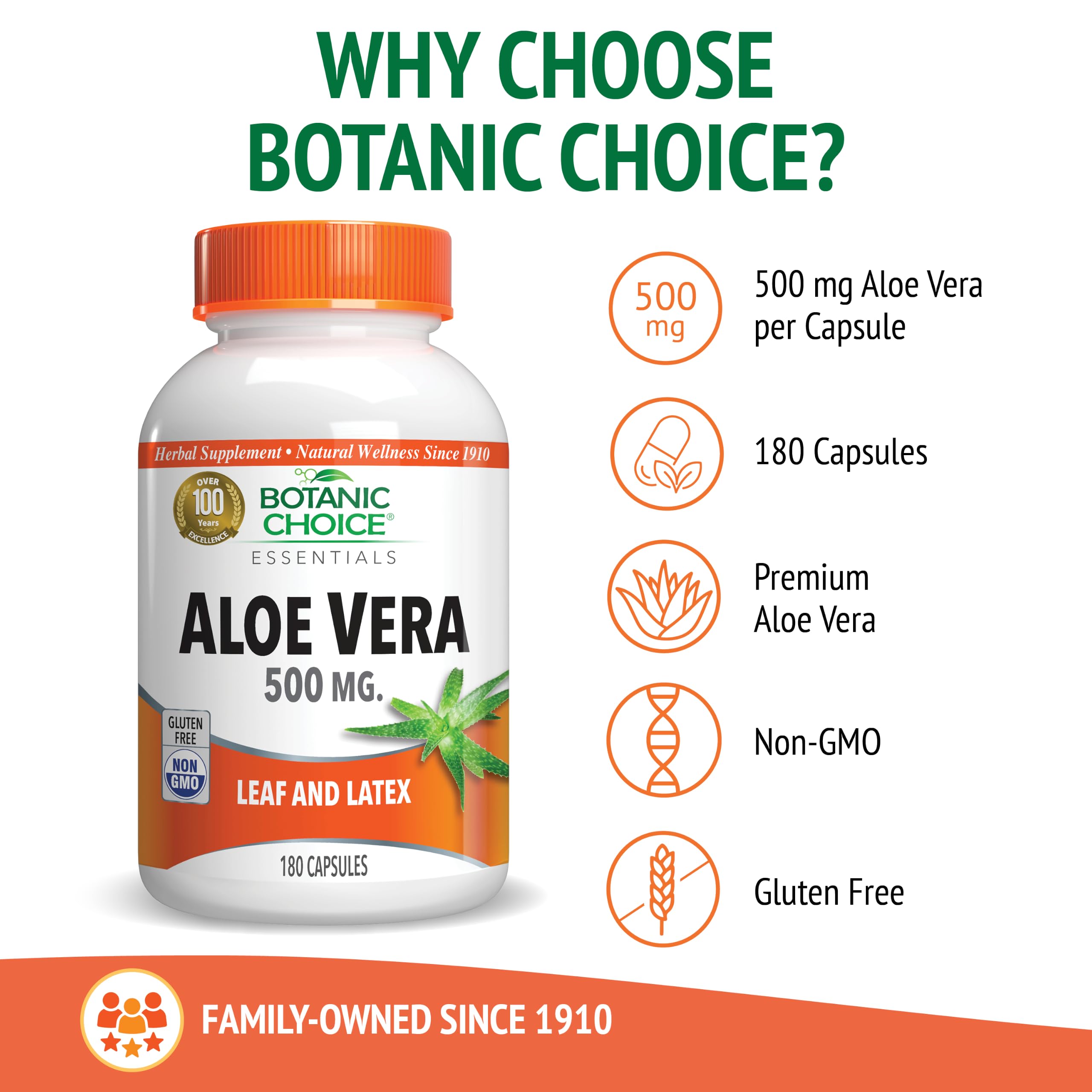 Botanic Choice gel de hoja de aloe destacando textura calmante y uso natural